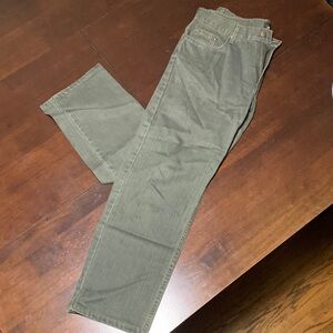 Lee Olive Green Jeans (34W 32L)